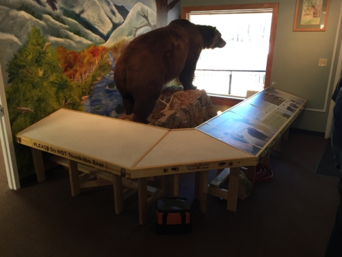 Installing first parts of the Lincoln Grizzly display surround